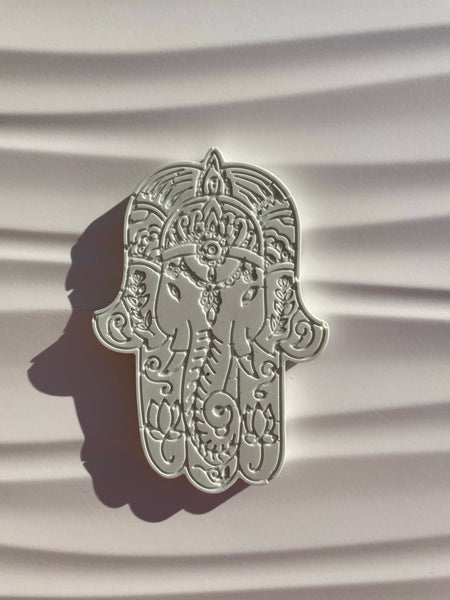 Hamsa hand coasters (Set of 2)