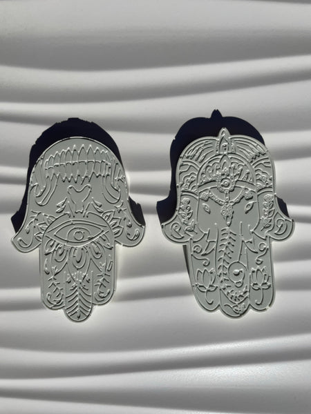 Hamsa hand coasters (Set of 2)